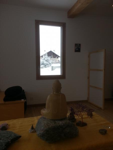 Dojo zen des Hautes Alpes par temps de neige - Eygliers 05