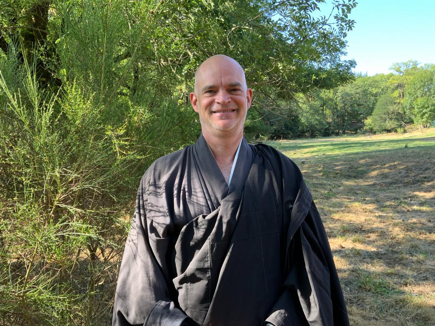 photo prise au temple zen de Yujo Nyusanji Felix Lau, responsable