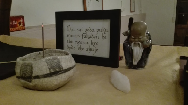 El "Dai zai geda puku" en el dojo de Tortella Dai sai geda puku