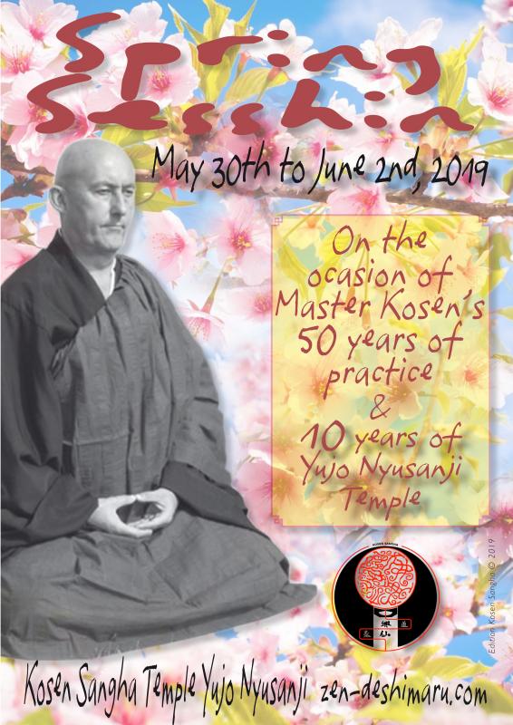 Spring Sesshin 2019: Zazen the méditation Zen, Caroux Temple near of Montpellier