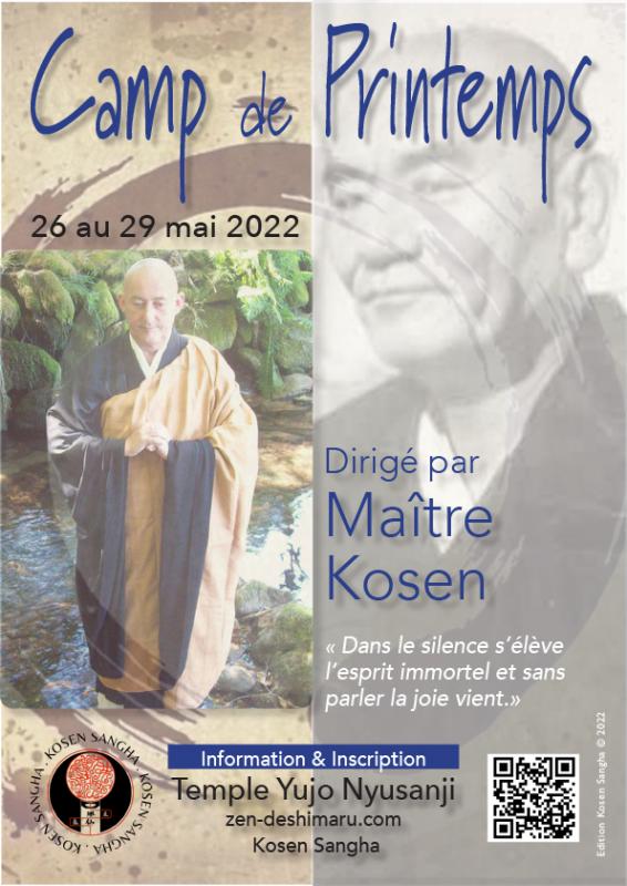 Camp de printemps 2022: Zazen la méditation Zen, Temple du Caroux près de Montpellier