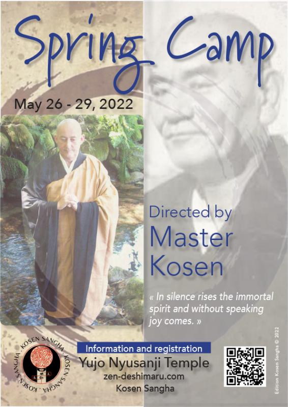Spring Camp 2022: Zazen the méditation Zen, Caroux Temple near of Montpellier