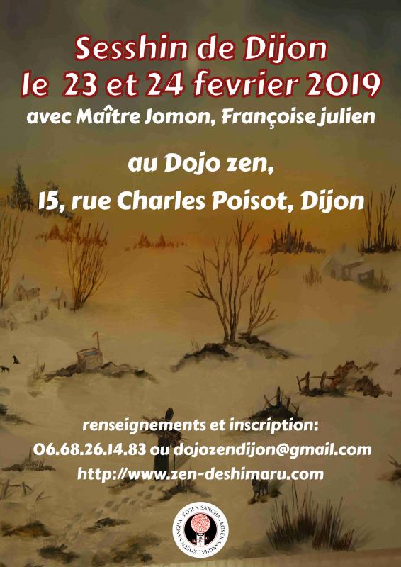 Sesshin of Dijon 2019: Zazen the méditation Zen, Zen Dojo of Dijon