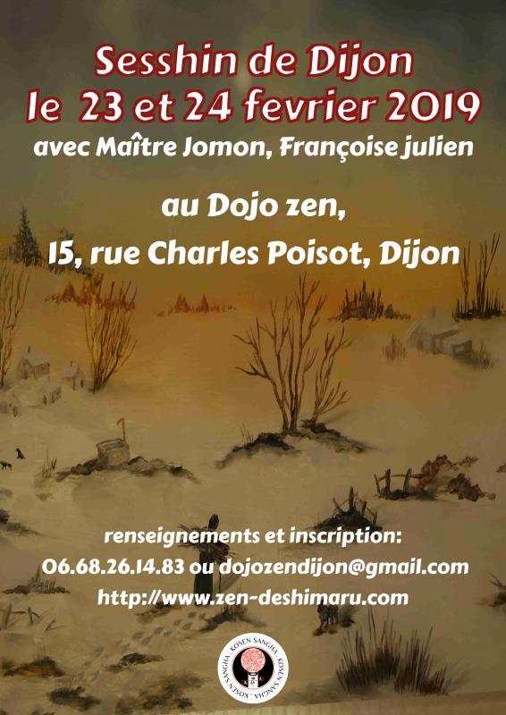 Sesshin de Dijon 2019: Zazen la méditation Zen, Dojo Zen de Dijon