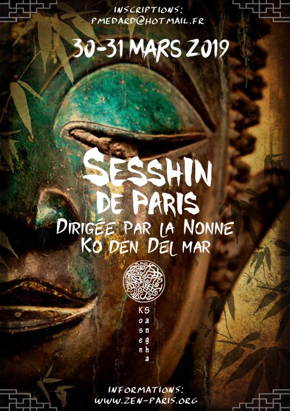 Sesshin de Paris 2019: Zazen la méditation Zen, Dojo Zen Paris Kosen Sangha