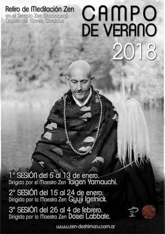 Le camp d’été 2018 au Temple zen Shobogenji Argentine : un mois de pratique de zazen