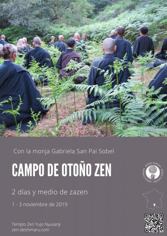 Campo de otoño 2019: Zazen la méditation Zen, Templo del Caroux cerca de Montpellier