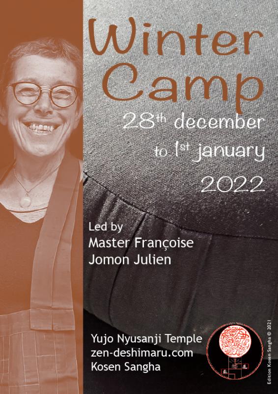 Winter camp 2021 : Zazen the méditation Zen, Caroux Temple near of Montpellier