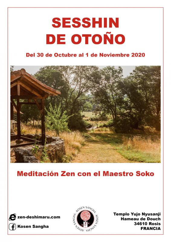 Campo de otoño 2020: Zazen la méditation Zen, Templo del Caroux cerca de Montpellier
