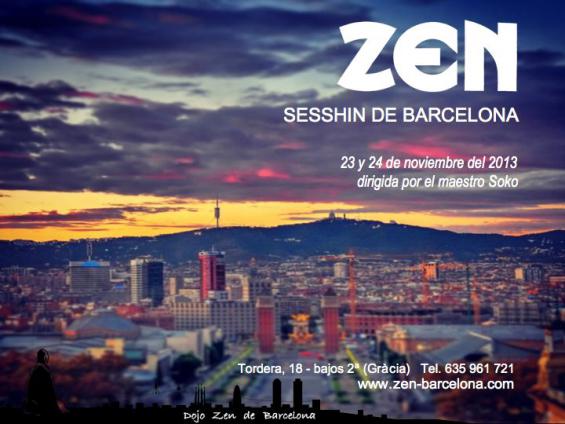 zen meditation - Sesshin in Barcelona