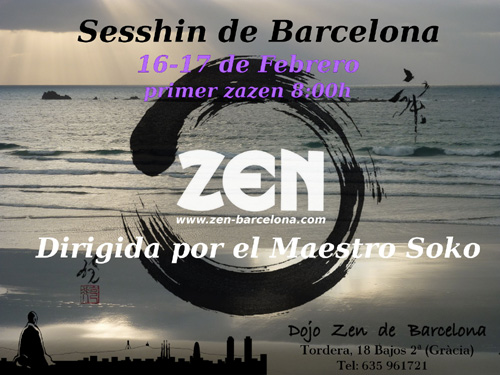 Sesshin de Barcelone avec Maître Soko