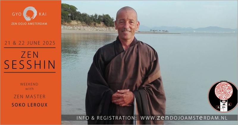 sesshin poster Amsterdam June 2025