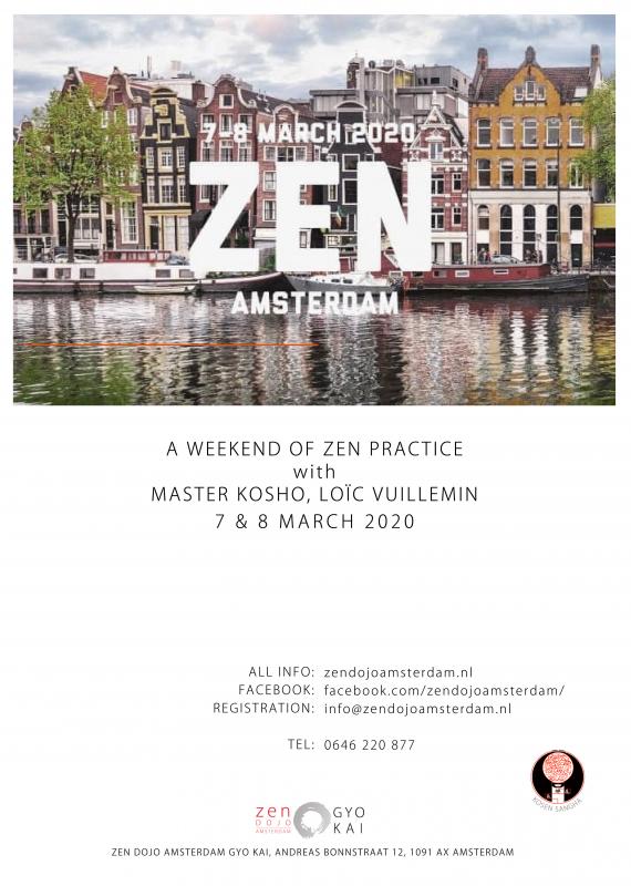 Sesshin de Amsterdam - marzo 2020: Zazen la méditation Zen, Dojo Zen Amsterdam Gyo Kai