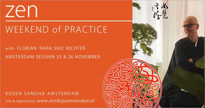 Sesshin de Ámsterdam noviembre 2023 : Zazen la méditation Zen, Dojo Zen Amsterdam Gyo Kai