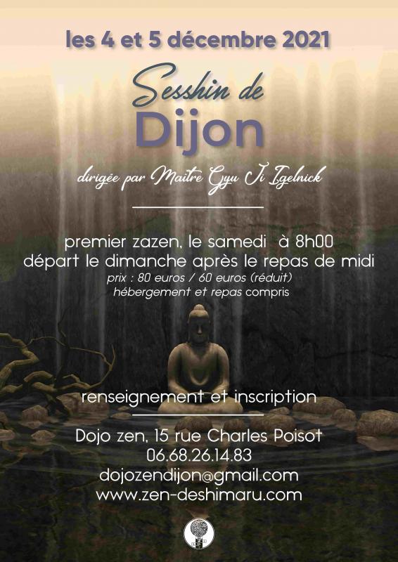 Sesshin de Dijon 2021 : Zazen la méditation Zen, Dojo Zen de Dijon
