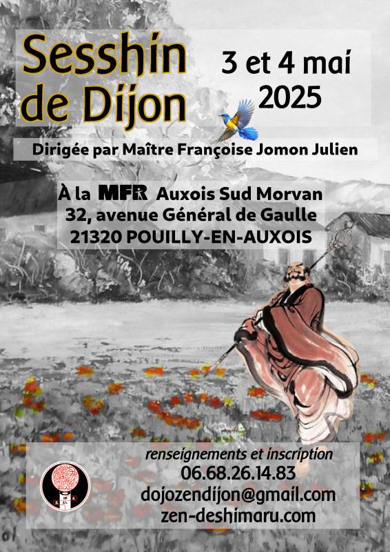 Sesshin de Dijon 2025 : Zazen la méditation Zen, Dojo Zen de Dijon