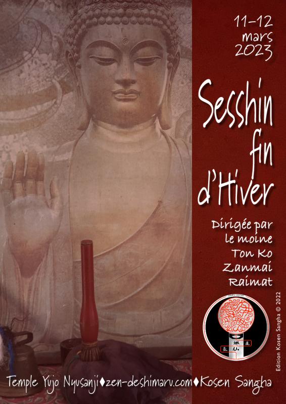 Sesshin de fin d'hiver 2023: Zazen la méditation Zen, Temple du Caroux près de Montpellier