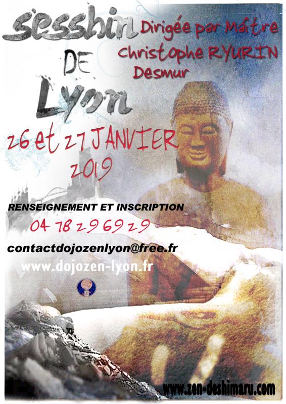 Sesshin de Lyon 2019: Zazen la méditation Zen, Dojo Zen de Lyon