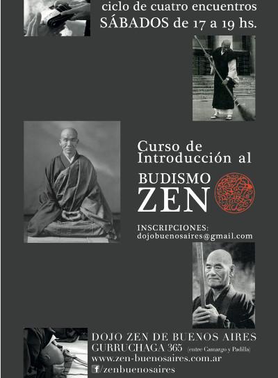 Curso de introduccion al budismo zen, dojo de buenos aires