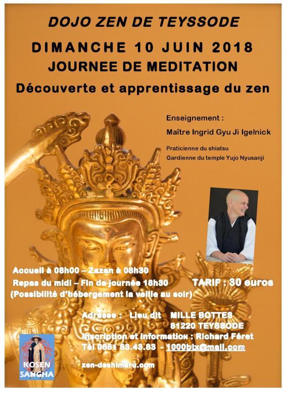 Journée de méditation à Teyssode