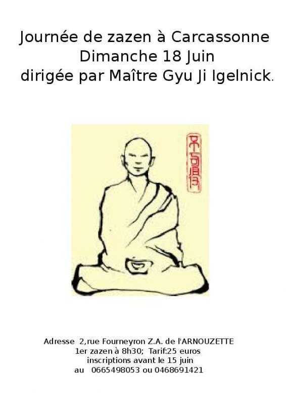 Journée de pratique du zen à Carcassonne
