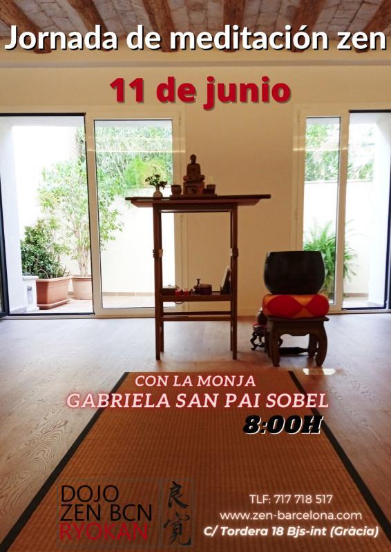 Jornada zazen 11 de Junio Dojo Zen Barcelona Ryokan