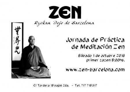 Práctica zazen Barcelona Octubre 2016