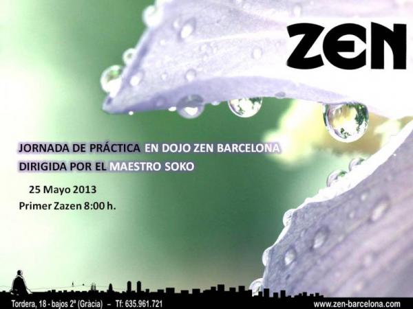 Jornada de Zazen de Mayo en Barcelona