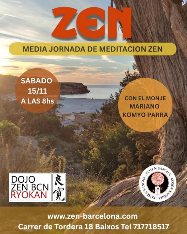 Media Jornada Dojo Zen Barcelona Ryokan 15 de Noviembre 2025