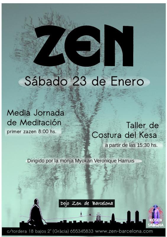 Práctica medio dia de zazen y taller de costura del Kesa