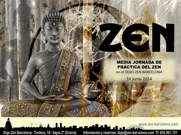 Media Jornada práctica de zazen Dojo Barcelona