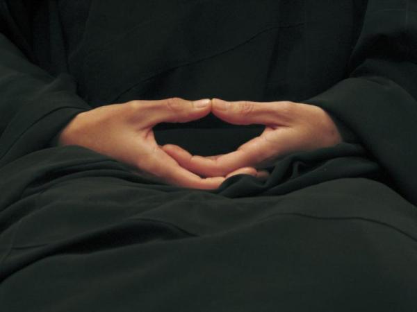 Mudra des mains pendant zazen