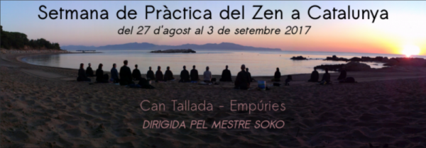 Semana de Zazen playa VI Agosto 2017 