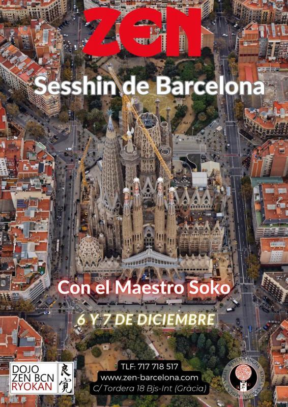 Shessin Dojo Zen Barcelona Ryokan Maestro Soko 6 y 7 de Diciembre 2025