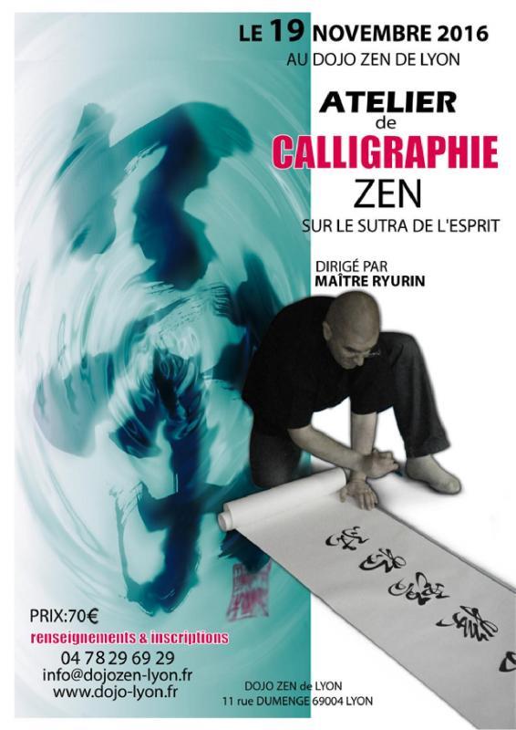 Stage de Calligraphie Zen au dojo zen de Lyon