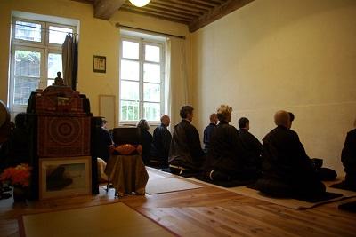 Méditation zen au dojo de Lyon