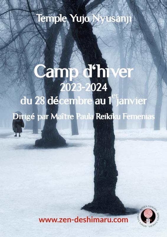 Camp d'hiver 2023 : Zazen la méditation Zen, Temple du Caroux près de Montpellier