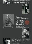 Curso de introduccion al budismo zen, dojo de buenos aires