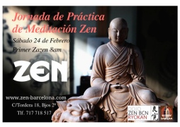 Meditación sedente Jornada en Barcelona Febrero 2018