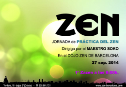 Jornada de Práctica del Zen 