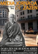 Media jornada de zazen en Buenos Aires, domingo 22 de diciembre