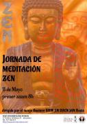 Jornada de practica de la meditacion zen, Zazen, en el Dojo Zen Barcelona Ryokan Mayo 2019