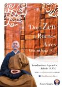 afiche dojo zen Buenos Aires