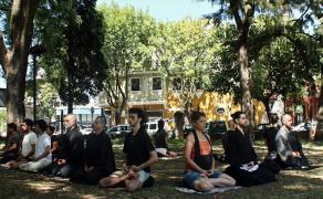 zazen en la plaza dojo buenos aires