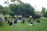 Dojo Barcelona Zazen en el parque