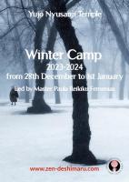 Winter camp 2023 : Zazen the méditation Zen, Caroux Temple near of Montpellier
