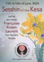 Sesshin of the kesa 2024 led by Master Françoise Kosen Laurent